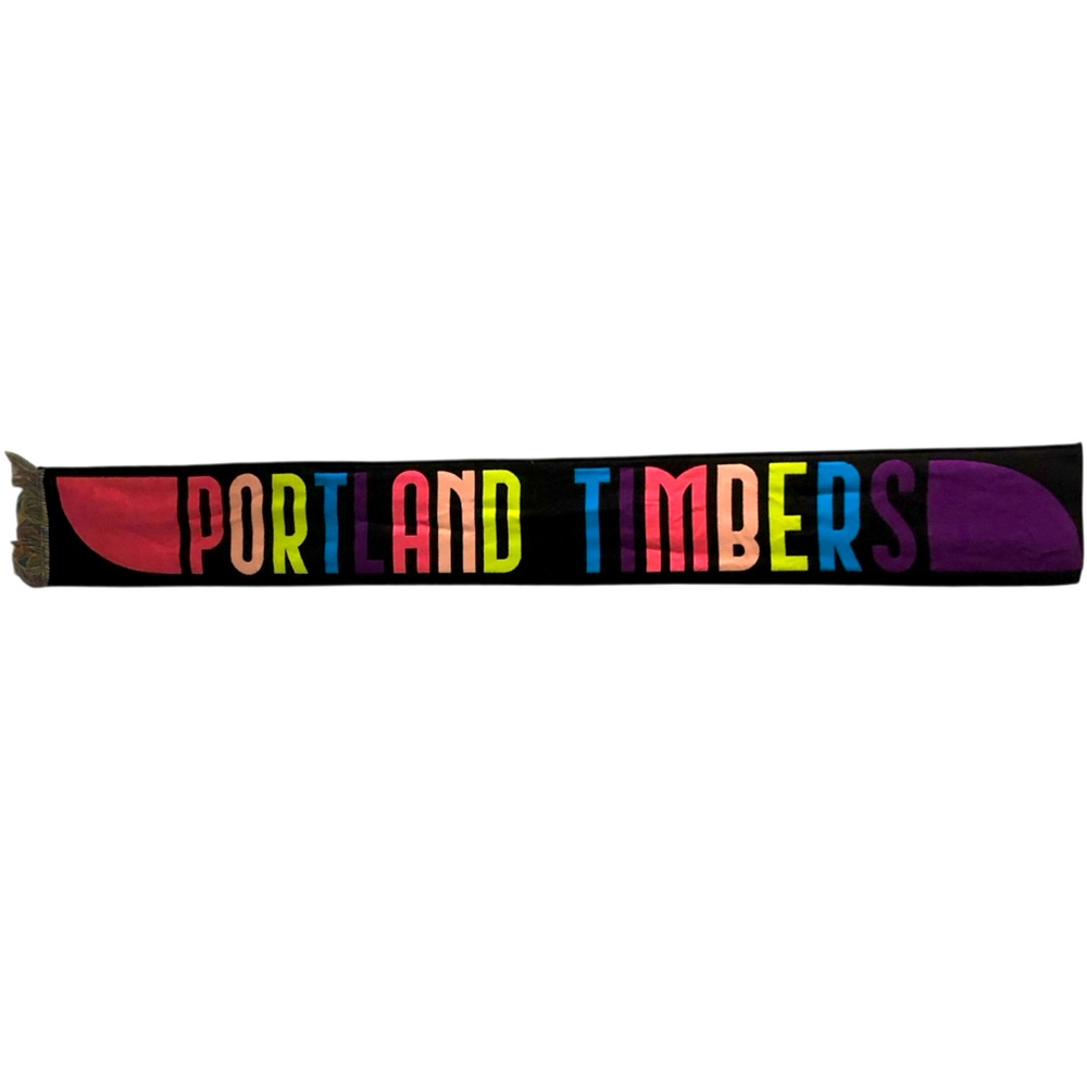 Portland Timbers Pride Month Scarf Rainbow EUC - Picture 1 of 2